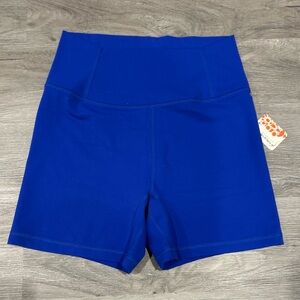 FP Movement Electric Shock Blue Shorts Medium NWT *no logo*